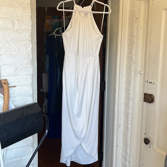 Shona Joy Draped Halter Tulip Gown - Picture 3 of 4